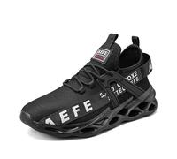 Generisch Categoría de producto Zapatillas Hombre | Título del producto Zapatillas de correr de malla transpirable Cómodas Zapatillas deportivas deportivas para hombre, Negro , 43 EU