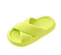 Generisch Categoría de producto Zapatillas Mujer | Título del producto Zapatillas Mujer Cuatro Estaciones Suela gruesa Antideslizante Suave Dedos Abiertos Slip-On Interior Baño Color Sólido Estilo