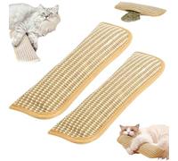 Generisch Catnip Kicker Pillow, Sisal Scratching Pad, Interactive Catnip Toys for Indoor Cats, Anxiety Relief & Nail Care, for Kittens & Small Cats Interactive Play (L)