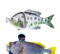 Generisch Cebo de de Bajos, Cebo de natación para de bajo - LIFELISCHE Multispección Realista - Sinking & Floating Fish Tackle para mar adentro, Agua Dulce y Agua Salada