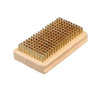 Generisch Cepillo de snowboard - 12 x 7 x 3 cm modelo de madera natural, cuidado eficaz del revestimiento, cepillos de de esquí para deportes de invierno | cepillo profesional para superficies