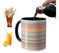 Generisch Ceramic Mug - Taza de cocina novelty Mugs, 9,6 x 12,5 x 8,3 cm con 335 g de peso, taza para beber juicio, taza decorativa para oficina, viajes y camping