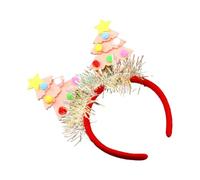 Generisch Cerceau de Cheveux de Noël - Bandeau de Fête à Paillettes | Coiffes de Festives pour Femme, Reunión de Famille, Événement d'Entreprise, Accesorio de Cheveux de Noël, Décoration de Fête