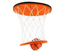 Generisch Cesta de baloncesto colgante para interiores como divertido minijuego para relajarse, habilidad sin esfuerzo de montaje (naranja, 33,7 cm)