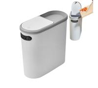 Generisch Cesta de basura, 12,6 x 12,6 x 5,91 pulgadas, cesta de basura de cocina, cesta de basura de prensa, diseño de capacidad de 10 l, estilo Dustbin, para el fregadero del hogar, baño