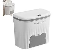 Generisch Cesta de basura portátil para camping, cesta de basura de pared | Contenedor de residuos de cocina compacto con compartimento de almacenamiento, cubierta sellada para baño, estudio y