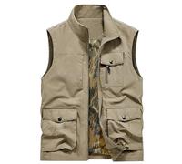 Generisch Chaleco acolchado para hombre, chaleco deportivo, chaleco de senderismo, chaleco de bicicleta, chaleco sin mangas, chaleco acolchado, chaleco de transición, chalecos ligeros de invierno