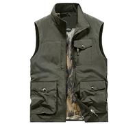 Generisch Chaleco acolchado para hombre, chaleco deportivo, chaleco de senderismo, chaleco de bicicleta, chaleco sin mangas, chaleco acolchado, chaleco de transición, chalecos ligeros de invierno