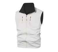 Generisch Chaleco de pesca para hombre, ligero, transpirable, multifunción, ocio, caza, trekking, fotografía, chaleco deportivo, camping, senderismo, safari, monocolor, suelto, para el tiempo libre, O