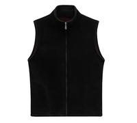 Generisch Chaleco de terciopelo para mujer otoño e invierno chaleco cálido, Negro , XL