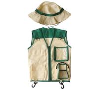Generisch Chaleco explorador para niños y explorador al aire libre, juego de aventura para niños con chaleco y para actividades al aire libre, senderismo, selva, safari zoológico