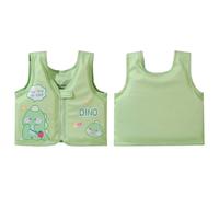 Generisch Chaleco salvavidas para niños pequeños 2026 con estampado para playa y piscina de 1 a 5 años, ayuda de natación ligera, verde, 1-5 años