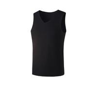 Generisch Chaleco térmico sin costuras como suéter sin mangas para una calidez agradable en actividades de ocio para llevar bajo capas de ropa de forma práctica, Negro , XL