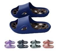 Generisch Chanclas de baño con plataforma para mujer, zapatos de ducha antideslizantes para el masaje de pies, cómodas pantuflas para parejas de amor, monocolor, pantuflas para el hogar, ocio