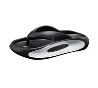 Generisch Chanclas de dedos para hombre, chanclas para hombre, suela gruesa, soporte de arco, sandalias antideslizantes, pantuflas ortopédicas, chanclas de playa suaves, Negro , 40 EU