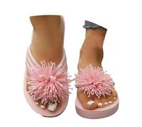 Generisch Chanclas elegantes y cómodas para mujer, resistentes y ligeras, antideslizantes, con tacón, chanclas de verano, con plantilla, elegantes sandalias de silicona para caminar