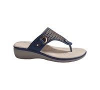 Generisch Chanclas ortopédicas para mujer, elegantes sandalias para mujer, zapatillas de moda, pantuflas anchas, para el tiempo libre, planas, chanclas para playa, deportes acuáticos, azul, 42 EU