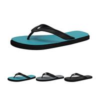 Generisch Chanclas para hombre, resistentes al agua, chanclas de baño para hombre con separador de dedos, transpirables, cómodas, de secado rápido, pantuflas lavables, zapatillas de vacaciones, azul