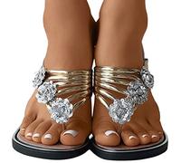 Generisch Chanclas para mujer, cómodas, elegantes, chanclas con tacón, antideslizantes, resistentes y ligeras, chanclas de verano, con plantilla, elegantes sandalias de silicona para caminar