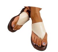 Generisch Chanclas para mujer, cómodas, elegantes, con tacón, resistentes y ligeras, antideslizantes, para verano, con plantilla, elegantes sandalias de silicona para caminar