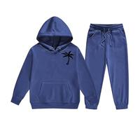Generisch Chándal para mujer, conjunto de chándal de dos piezas para mujer, traje deportivo, traje de ocio, traje deportivo, sudadera con capucha, traje de casa para mujer, tiempo libre, trajes