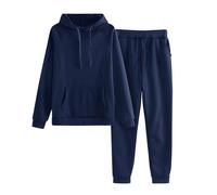 Generisch Chándal para mujer de algodón, tracksuit para mujer, conjunto holgado de manga larga, traje deportivo elegante, traje de ocio, tallas grandes, chándal verde y morado, traje de pantalón