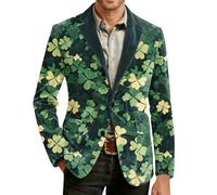 Generisch Chaqueta clásica de pana para un aspecto estructurado, casual y formal. Ajuste cómodo y entallado. Estilo moderno para caballero., Verde oscuro., L