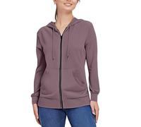 Generisch Chaqueta con capucha para mujer, talla grande, sudadera con capucha para mujer, chaqueta deportiva de algodón, informal, chaqueta de punto ligera, jersey de punto fino, cremallera completa