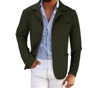 Generisch Chaqueta de caballero para hombre, chaqueta de punto, suéter de punto con bolsillos, algodón, abrigo de punto suave y elástico, chaqueta deportiva, chaqueta vintage de negocios, chaqueta