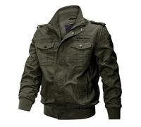 Generisch Chaqueta de camuflaje cargo de invierno para hombre, chaqueta de trabajo militar, chaqueta táctica de piloto, chaqueta de senderismo, chaqueta funcional cálida a prueba de viento