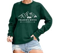 Generisch Chaqueta de entrenamiento para mujer Sudadera sin capucha para uso diario y fiestas de Halloween. Cuello redondo de manga larga con estampado encantador. Ligero y cómodo. Sudadera para