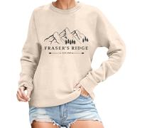Generisch Chaqueta de entrenamiento para mujer Sudadera sin capucha para uso diario y fiestas de Halloween. Cuello redondo de manga larga con estampado encantador. Ligero y cómodo. Sudadera para
