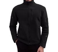 Generisch Chaqueta de forro polar para hombre, chaqueta funcional de forro polar, resistente al viento, chaqueta táctica de invierno con cremallera completa, cuello alto, cómoda chaqueta de ocio