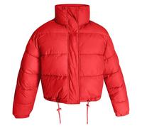 Generisch Chaqueta de invierno para mujer ¡Segura! Aquí hay un título de producto que coincide con los hábitos de búsqueda de los compradores: "Chaqueta de mujer con cremallera lisa y cuello alto de