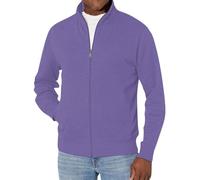 Generisch Chaqueta ligera para hombre, cuello alto, informal, ultraligera, transpirable, chaqueta de entrenamiento con cremallera, camiseta deportiva deportiva, sencilla y cómoda, chaqueta elástica