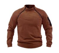 Generisch Chaqueta táctica de forro polar para hombre, con función de combate, estilo casual, bloques de color, sudadera con capucha, transpirable, cálida, camisa táctica, sudadera militar, para