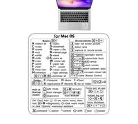 Generisch Cheat Sheet Sticker No-Dirt Adhesive Keyboard Stickers | Word/Sheets Quick Reference Guide Keyboard Stickers for Any PC Laptop Desktop 13-16 Inch Air Pro