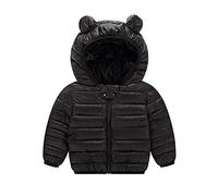 Generisch Chicas Chándal Bebé Chaqueta Gruesa Abrigo Al Aire Libre Con Niño A Prueba Viento Niños Abrigo Chaqueta Niños Primavera 86, Negro , 6-12 meses