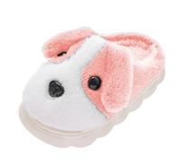 Generisch Children Boys Girls Winter Slippers Anti Indoor Shoes Big Kids Adult Cotton Slippers Forrado Pantuflas Mujer, Rosa., 30.5 EU