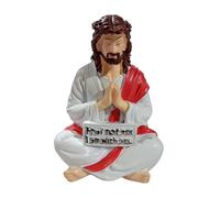 Generisch Christian Jesús Figurina - Escultura de Faith pintada a mano de 3,94 pulgadas | religioso de resina - Inspirational Decorative Collectible with Detailed Craftsmanship for Desks