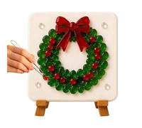 Generisch Christmas Sea Glass Mosaic Kit - DIY Resin Artwork Craft Set | Paquete de materiales amigables para principiantes, ideal para decoración de vacaciones en casa, libro de escritorio