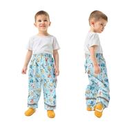 Generisch Chubasquero infantil Softshell impermeable pantalón ligero exterior 2-12, 02#_azul, 2-3 años