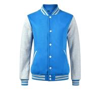 Generisch Chubasquero ligero, casual, deportes al aire libre, chaqueta de béisbol de terciopelo de visón, cárdigan con botones, chaqueta con capucha de manga larga a juego con cuello alto Mi pedido en