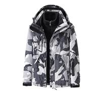 Generisch Chubasquero para hombre ovesized : chaqueta de senderismo impermeable chaqueta de entretiempo chaqueta ligera al aire libre transpirable sudadera con cremallera chaqueta con capucha clásica