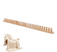 Generisch Chunky Blanket Loomss, Mano Blanket Knitting Frame Board, Adjustable Wooden Crochet Frame, Easy Handknitting Kit for Beginners, Women, Teens & Craft Lovers