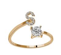Generisch Cigarrillo Silicona Anillos Rhinestone Set Zirconia Abierto Anillos Ajustables Accesorios Joyas Regalos Elegantes Anillos Diamantes para Mujeres Los Anillos Juego De Tarjetas Nueva Edición