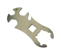 Generisch Cilindro Teleuse, llave de transición de acero inoxidable | Herramienta de regulación de tanques de oxígeno, llave multifuncional portátil, accesorio de ajuste preciso para el control del