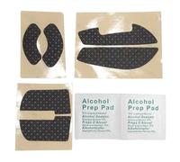 Generisch Cinta adhesiva para ratón, adhesivo antideslizante, accesorio para ratón, almohadilla de agarre duradera, cinta de control de precisión, superficie no deslizante, kit de limpieza incluido