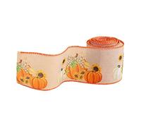 Generisch Cinta de otoño con alambre para decoraciones de Acción de Gracias con diseño de hoja de arce Ideas de regalo (E, talla única)