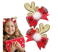 Generisch Cinta para la cabeza de Navidad, para cosplay, festivo, con cuernos de reno, para diversión, alegría, tradición, celebración, vacaciones, festivales, fiestas, decoración familiar